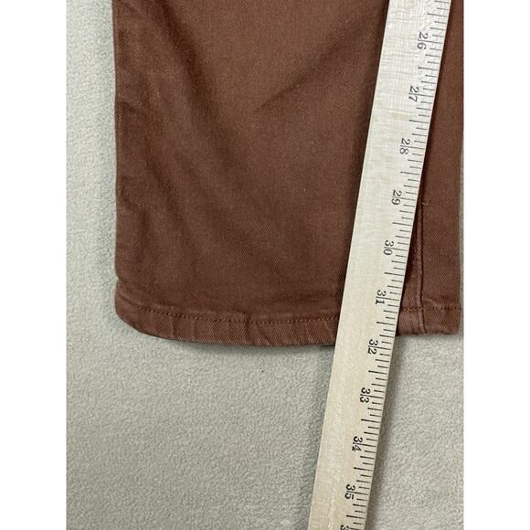 Fox Racing Pants Mens 38 Brown Dagger Skinny Fit Mid Rise Durable Denim - Picture 7 of 10